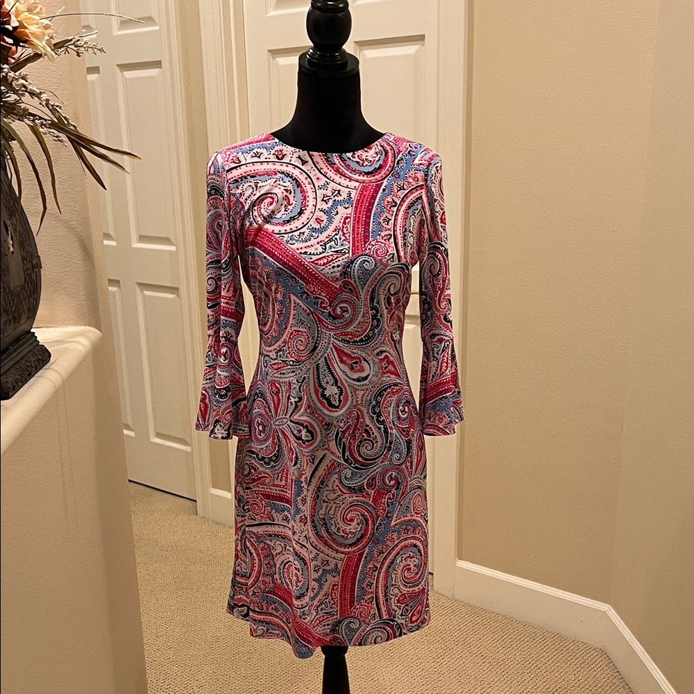 Tommy Hilfiger Paisley Print Dress Size 2